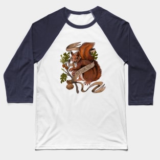 Nature Nut Squirrel Baseball T-Shirt